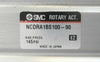 SMC NCDRA1BS100-90 Pneumatic Rotary Actuator with Gear Working Surplus