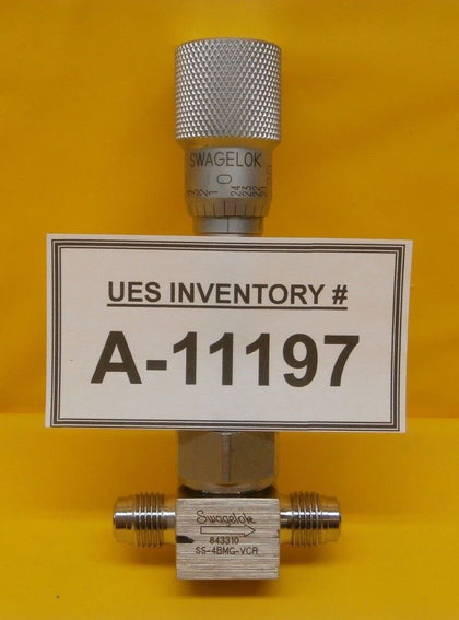 Swagelok SS-4BMG-VCR Metering Bellows Sealed Valve NUPRO Used Working
