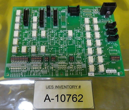 TEL Tokyo Electron HA-026 RY CHEM #02 Relay Board PCB PHA-015-0 Used Working