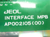 JEOL AP002105(00) Backplane Board PCB INTERFACE MPB JSM-6400F SEM Used Working