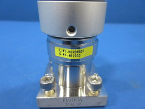 Fujikin 467000 Type NC Diaphragm Valve 0.39~0.59MPa 2 Port C-Seal Lot of 12 Used