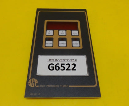 Santa Clara Plastics 583-007-1A Process Timer Faceplate 3107 New