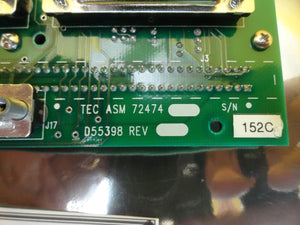 Anorad 672474 V-SERV Backplane PCB Board D55398 AMAT Orbot WF 736 DUO Used