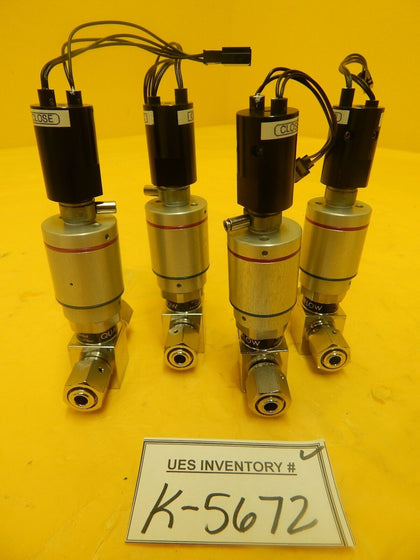 Qualiflow 03M04 F HF Series On Off Valve Lot of 4 ASM Epsilon 3000 Used Working