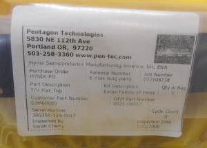 AMAT Applied Materials 0021-04312 Throttle Valve Flat Top Used Working