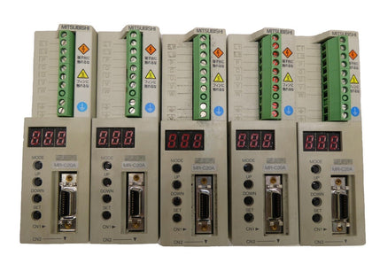 Mitsubishi MR-C20A AC Servo Driver MELSERVO Reseller Lot of 5 Working Surplus