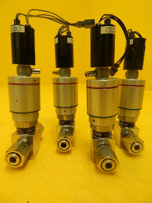 Qualiflow 03M04 F HF Series On Off Valve Lot of 4 ASM Epsilon 3000 Used Working
