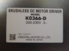 Oriental Motor K0366-D Brushless DC Motor Driver Used Working
