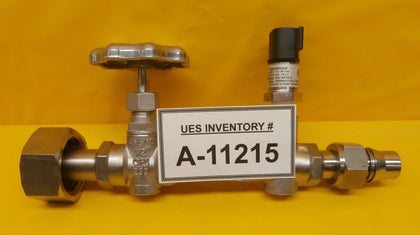 Evans Components PW-12-08T2-08GVPS-PTT2 Manual Shutoff Valve 3103G150PG028 Used