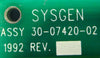 SYSGEN 30-07420-02 ISA BUS Adapter PCB Card Novellus Systems Working Surplus