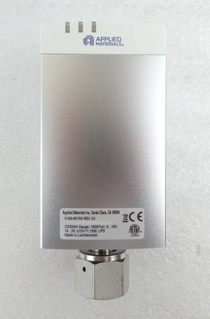 Inficon CGS045 Capacitance Diaphragm Gauge AMAT 0190-60759 Lot of 2 Working