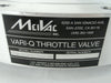 MeiVac CVQ-250-ISO-U-SM Aluminium Radial Vane VARI-Q Throttle Valve Used Working