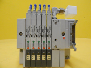 TEL Tokyo Electron I/O Chamber 5-Port Manifold SMC SQ1331RY-5-C4-Q PR300Z Used