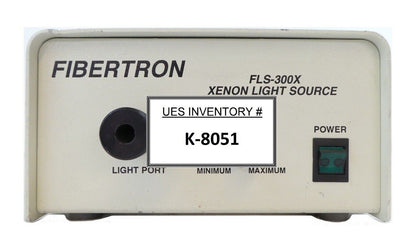 Fibertron FLS-300X Xenon Light Source Fiber Optic Illuminator Tested Working
