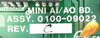 AMAT Applied Materials 0100-09022 Mini AI/AO PCB Card Rev. C 0190-09021 Working