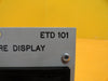 Balzers BG 019 001 Temperature Display Module ETD 101 ETD101 Used Working