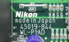 Nikon 4S019-844 WL-P1AD Board PCB Nikon NSR Series Working Surplus