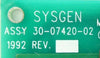 SYSGEN 30-07420-02 ISA BUS Adapter PCB Card Rev. 5 Novellus New Surplus