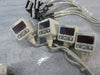 SMC ISE40-01-62L Digital Pressure Switch Lot of 8 AMAT Quantum X Used Working