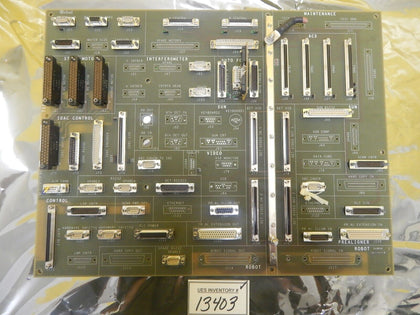 Orbot 710-26811-DD WFSCENTER Backplane PCB Board AMAT WF 736 DUO Used