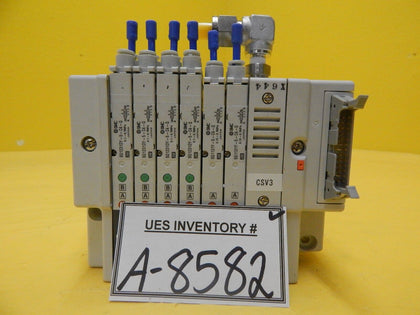 TEL Tokyo Electron CSV3 6-Port Manifold SMC SQ1231DY-5-C4-Q PR300Z Used Working