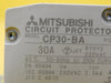 Mitsubishi CP30-BA Circuit Protector 3-Pole 15A 30A Lot of 6 Used Working
