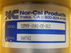 Nor-Cal Products CSTVP-1502-CF-S12 Pneumatic Straight-Through Poppet Valve Used