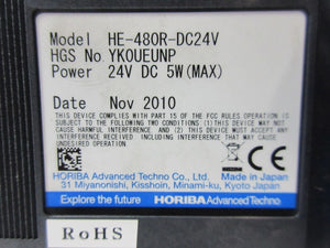 Horiba HE-480R-DC24V Resist Meter Used Working