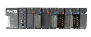 Automation Direct D2-09B-1 9-Slot PLC D2-16ND3-2 DirectLOGIC 205 Koyo Surplus