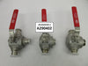 HIS Hoffman Instrumentation PN50 Manual Valve DIN 1.4408 800 CF8M Lot of 3