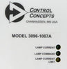 Control Concepts 3096-1007A SCR Power Controller AMAT 0190-43079 Working Surplus