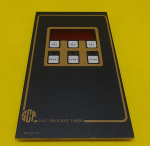 Santa Clara Plastics 583-007-1A Process Timer Faceplate 3107 New