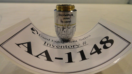 Olympus MSPlan 10 Microscope Objective 0.30 ∞/- f=180 IC 10 Used Working