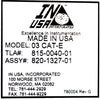InUSA 815-0040-01 Catalytic Ozone Destruction 03 CAT-E 820-1327-01 New Surplus