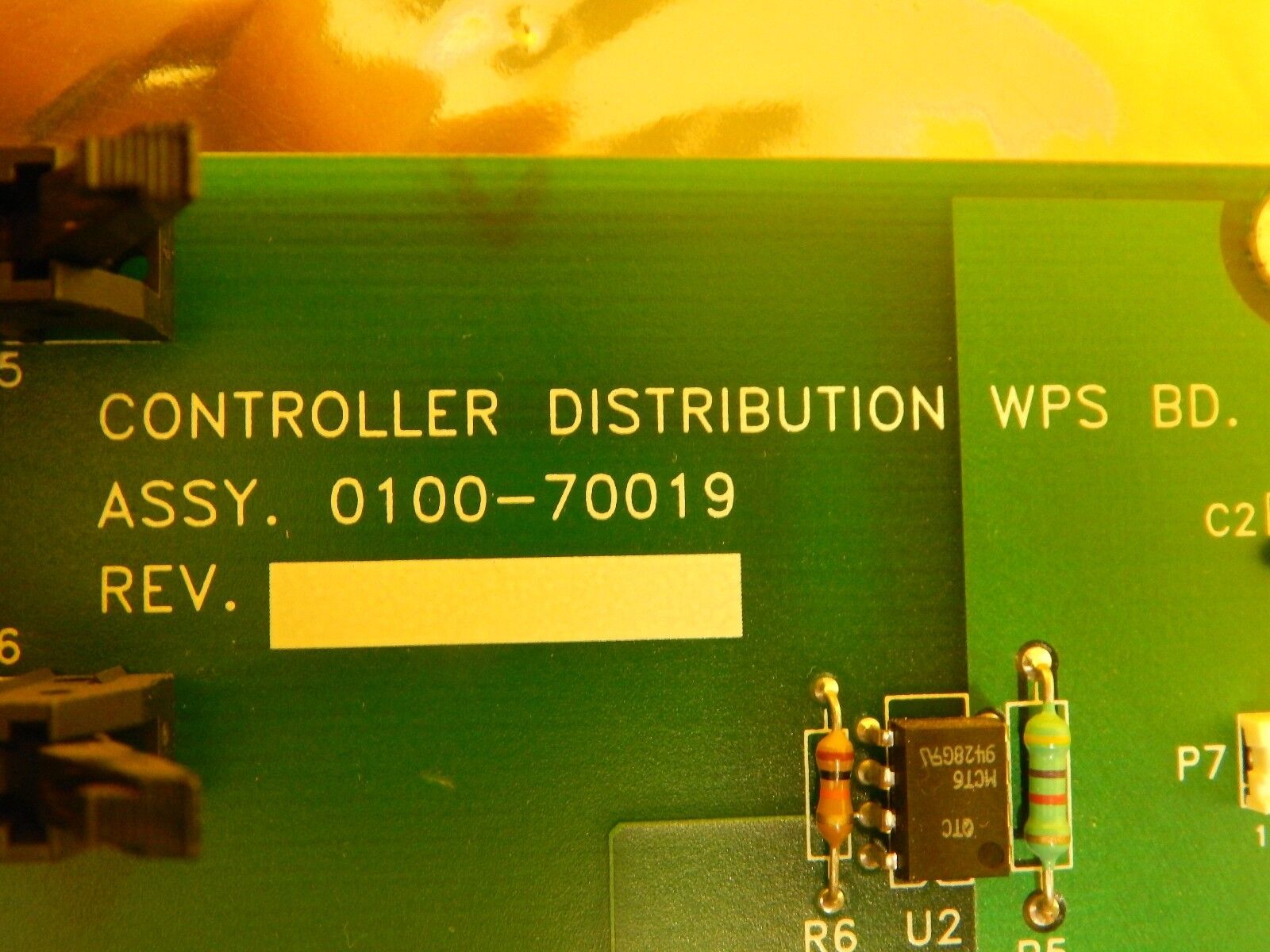 AMAT Applied Materials 0100-70019 Controller Distribution WPS PCB P5000 Used
