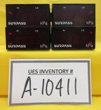 Surpass DV-5000R Digital Pressure Sensor Monitor Display 300 kPa Lot of 4 Used
