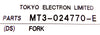 TEL Tokyo Electron DSMT3-024770-E Fork Wafer Transport Assembly New Surplus