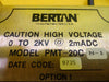 Bertan PMT-20CN-1 High Voltage Power Supply AMAT 70312822000 VeraSEM Used