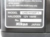 Nikon LHS-H100P-1 100w Halogen Lamp House MGE15203/AL11-0 NSR Working Surplus