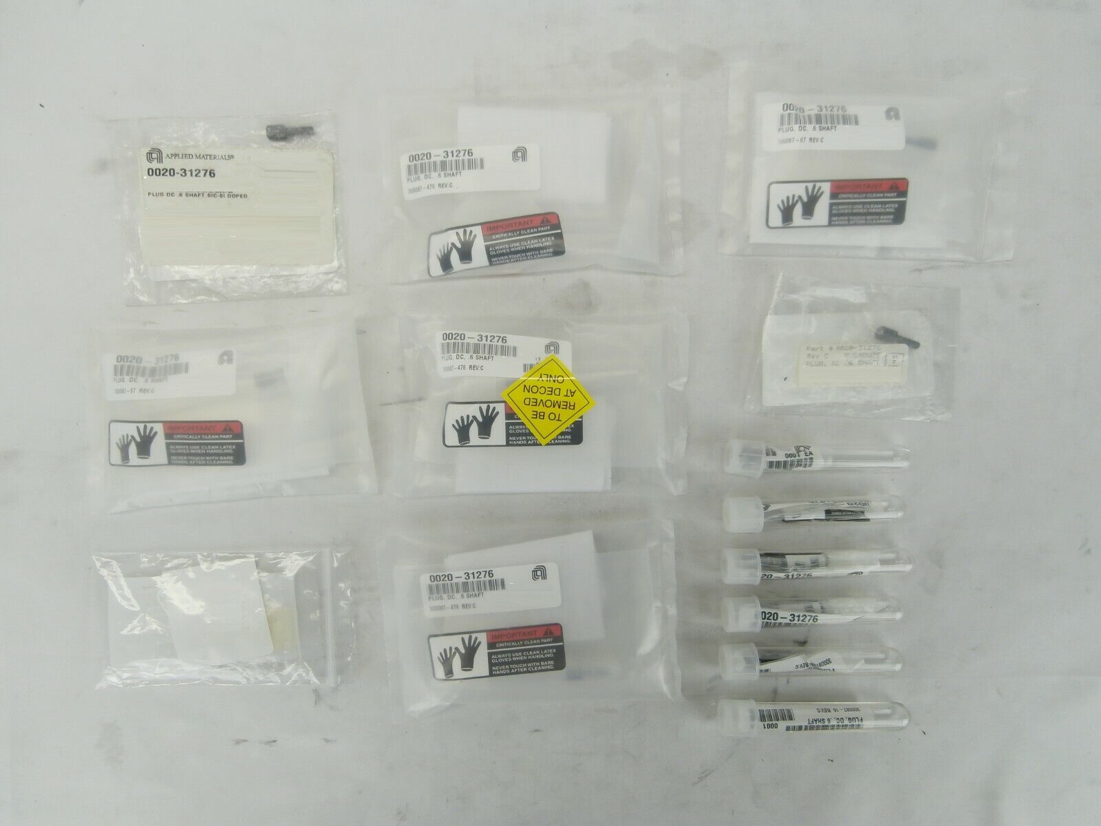 AMAT Applied Materials 0020-31276 Plug DC .6 SHAFT SIC-SI DOPED Lot of 14 New