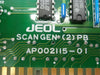 JEOL AP002115-01 Processor Board PCB Card SCAN GEN(2)PB TN JSM-6400F Used