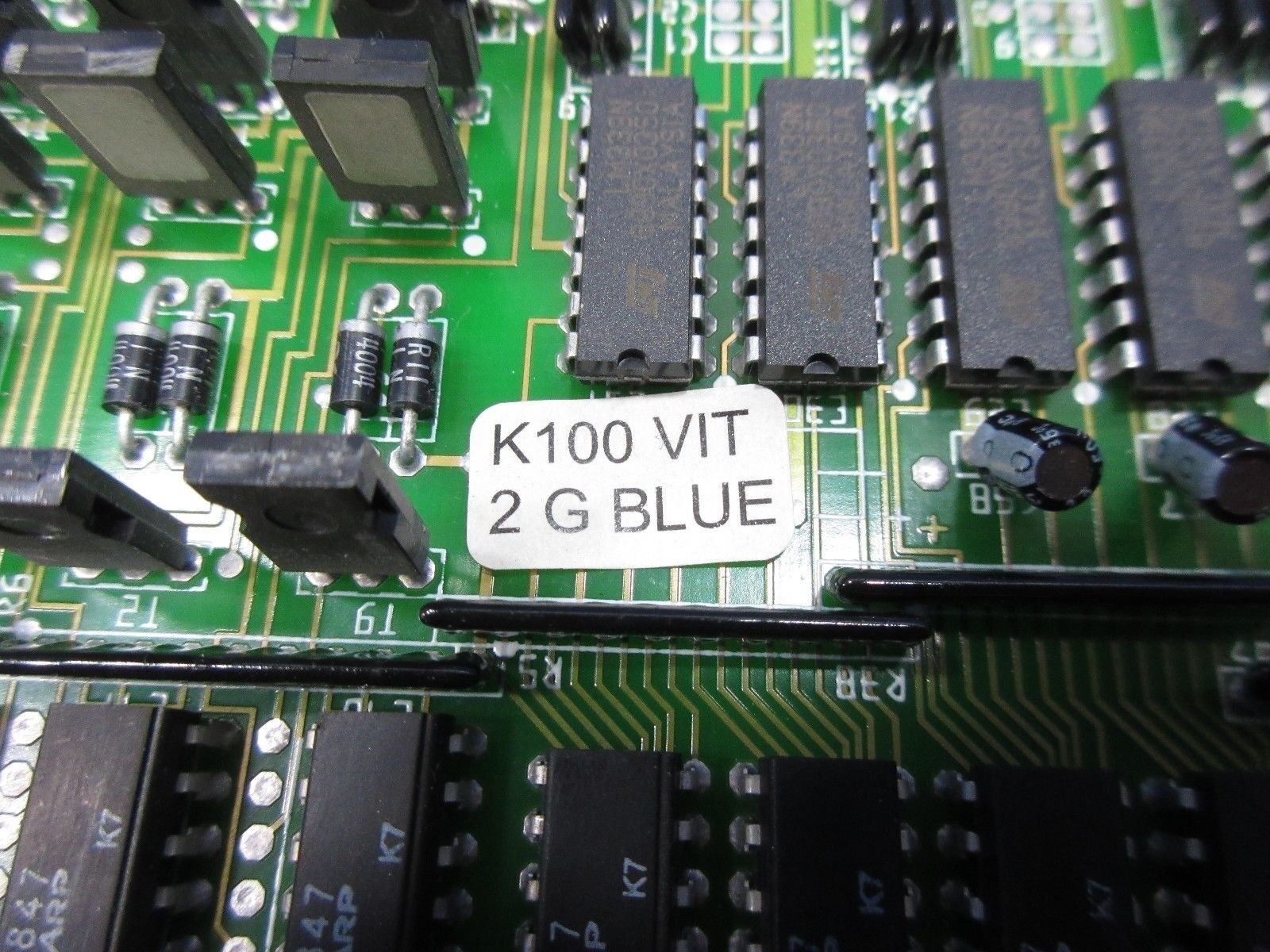 ADCOS K100 VIT VME PCB VIT-12 Alphasem SL9021 Die Bonder Used Working